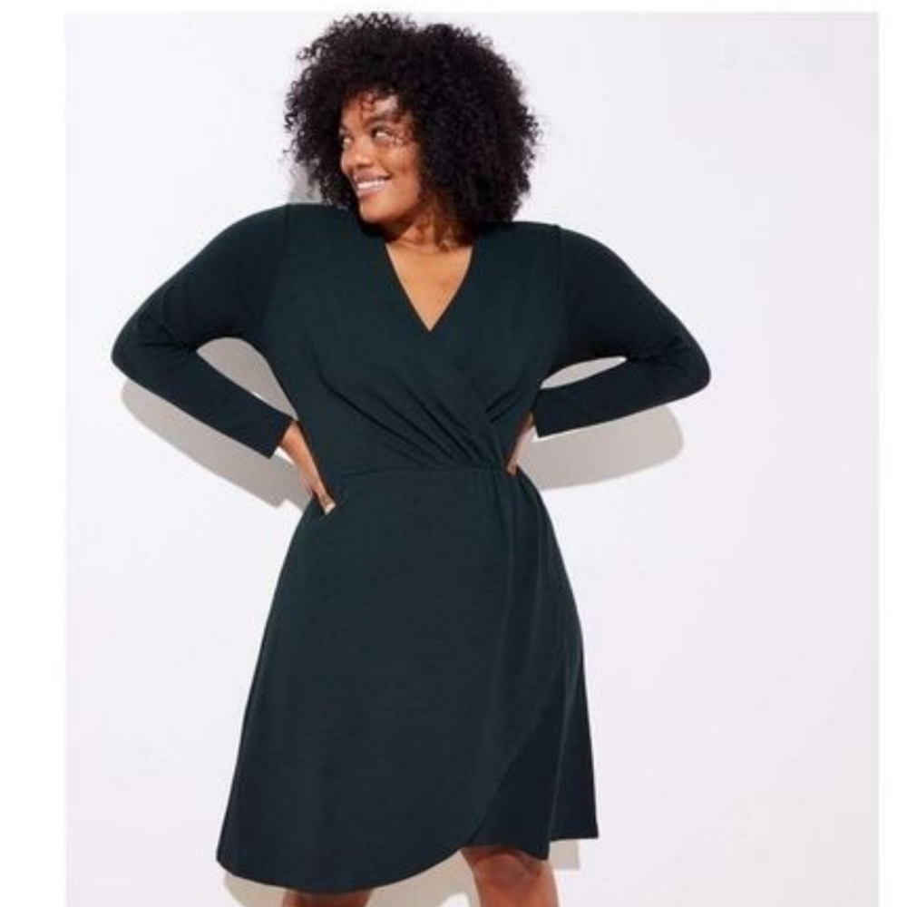 LOFT Wrap Dress, Size 16